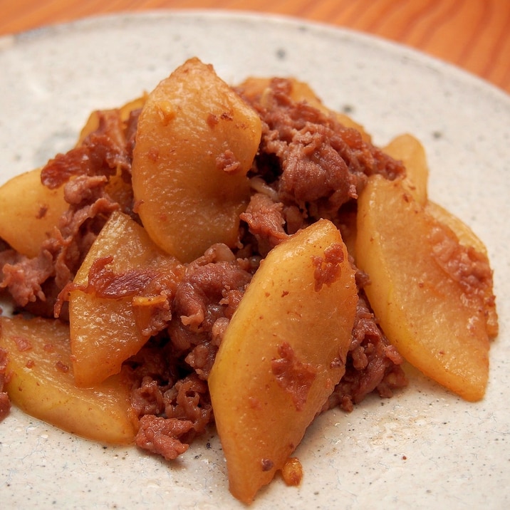 トロッと美味しい!牛肉と冬瓜の甘辛炒め煮
